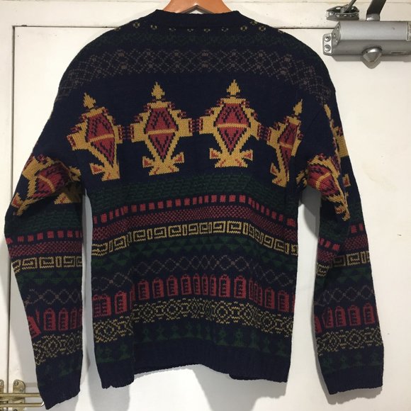 VINTAGE TRISTAN & ISEUT WOOL CARDIGAN SWEATERS SIZE S - Picture 3 of 6